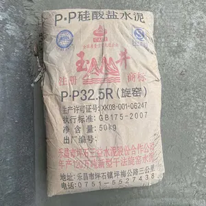 50Kg Pp Bag 32.5 42.5 Cemento Impianti di Produzione di Prezzo Per Tonnellata di Commercio All'ingrosso Portland Cemento