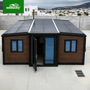 WELLUCKY <span class=keywords><strong>Maison</strong></span> Modulaire Préfabriquée de Luxe Personnalisée, Villa Mobile, Hôtel, Complexe Hôtelier, <span class=keywords><strong>Maison</strong></span> Conteneur à Panneaux Solaires - Product Image 1