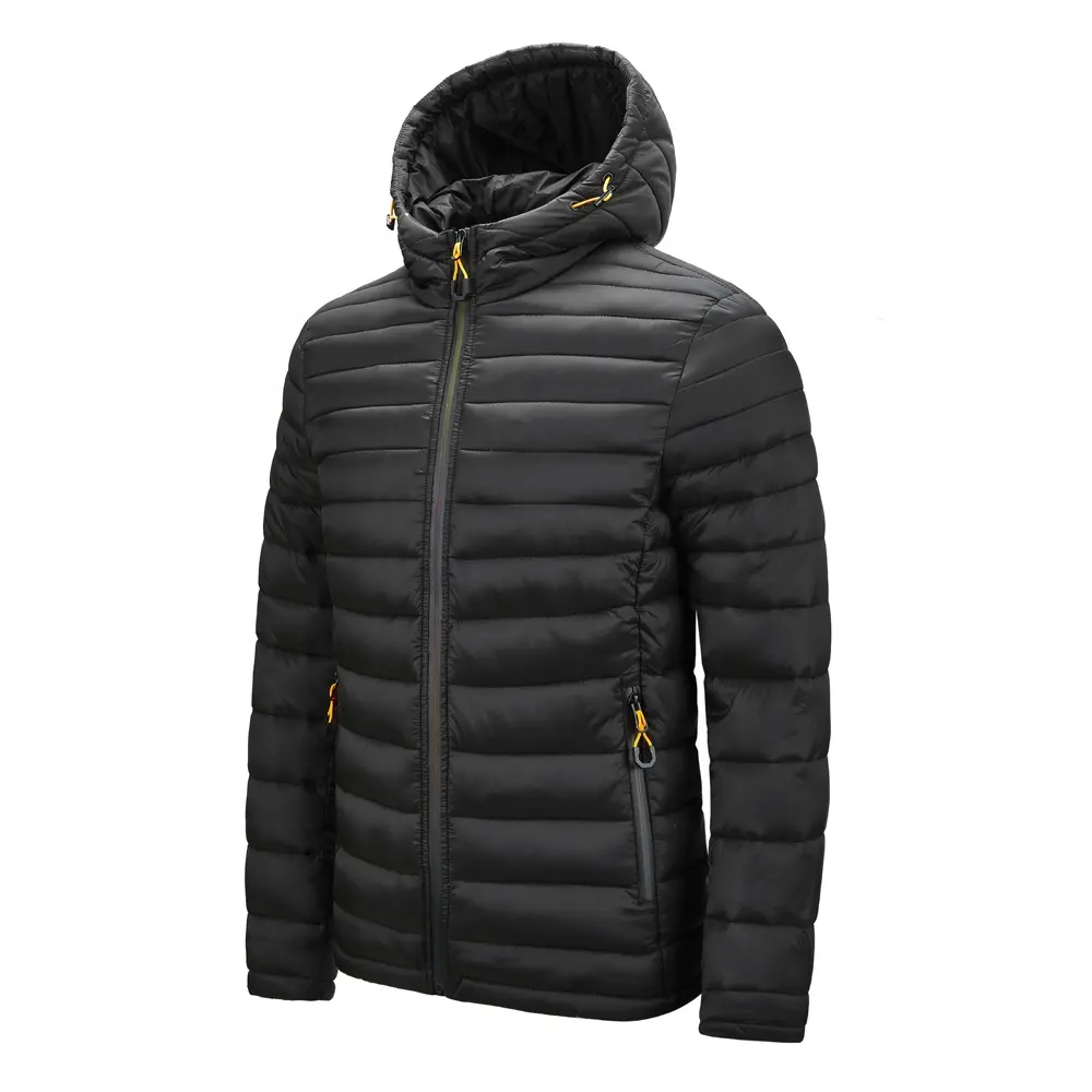 Online shopping fashion plain dyed eco-friendly black slim jacket for men