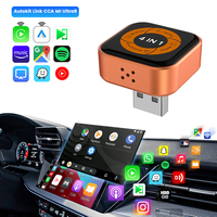 Adaptador Carlinkit 4 en 1, Convertidor Inalámbrico Carplay Android Auto Mirror Link Dongle USB para Mini Porsche