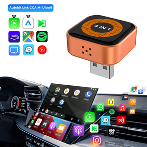 Adaptador Carlinkit 4 en 1, Convertidor Inalámbrico Carplay <span class=keywords><strong>Android</strong></span> Auto Mirror Link Dongle USB para Mini Porsche - Product Image 1