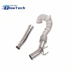 Tubería de Escape de Alto Flujo de Acero Inoxidable T304 con Protector Térmico para VW Golf MK7/MK7.5 GTI 2.0T EA888 Gen3 – Tubería de Escape de Fijación Directa - Product Image 2