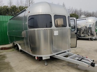 Camion de restauration Maiche SL-6Q personnalisé en acier inoxydable, norme européenne, remorque de rue extérieure pour la vente rapide de frites et de café