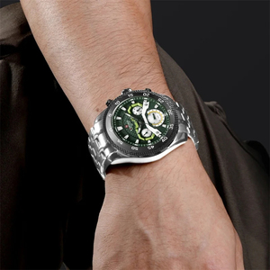 Naviforce NF9222 Vente en gros Nouvelle montre pour homme Dernier modèle Bracelet en acier inoxydable 3 cadrans Chronomètre en stock Design de montre de loisirs - Product Image 4