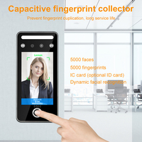 Al reconnaissance faciale temps de présence système de contrôle d'accès empreinte digitale employé horloge visage dynamique