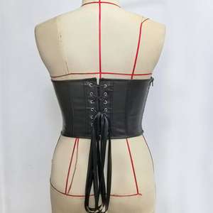 Corsetto in stile gotico con cerniera a spina di pesce, vita dimagrante e Top modellante il corpo con sigillo in vita - Product Image 4