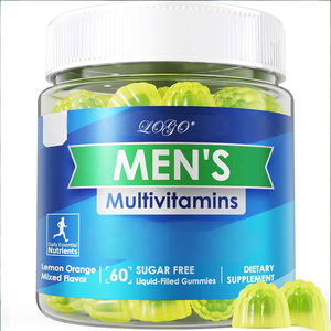 Gomitas de Vitaminas para Hombres Adultos - Fórmula Sin Gluten para Aumentar la Energía y la Productividad en el Trabajo y en el Hogar - Product Image 1