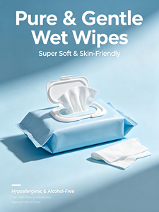 Lingettes pour bébés non tissées <span class=keywords><strong>extra</strong></span> douces au design ours fraise, à l'eau <span class=keywords><strong>pure</strong></span>, pour le nettoyage des mains et du visage, soin maternel, 10 paquets 10x15cm - Product Image 3
