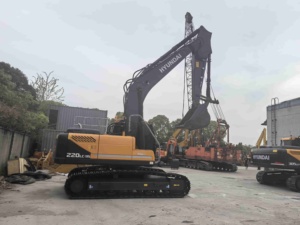 รถขุดมือสองคุณภาพสูง 22 ตัน ฮุนได 220 215 220 รุ่น Crawler รถขุดที่ดีที่สุดจากเกาหลีใต้ ฮุนได 220LC-9s R210 R220 Retroexcavadora - Product Image 2