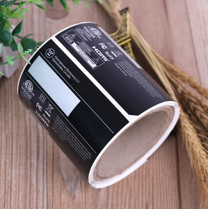 Etiqueta personalizada Código QR Etiqueta de rollo de vinilo Autoadhesiva <span class=keywords><strong>Color</strong></span> de alta definición Impresión de cuatro colores Adhesión firme y duradera - Product Image 6