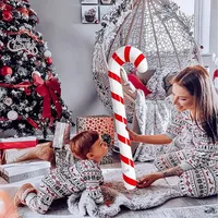 Bâtons gonflables de Noël, décoration de Noël pour la maison, ornements de Noël, cadeau de Noël, cadeau de Nouvel An