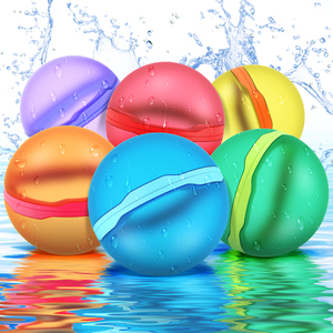 2025 mùa hè đồ chơi bên bóng nước gói hộp đầy đủ Dễ dàng tự niêm phong Silicone tái sử dụng nước bóng bay nhanh chóng điền vào giật gân bóng - Product Image 1