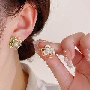 Amelea-pendientes de plata de primera ley para mujer, pendientes de plata de ley 925, color negro - Product Image 1