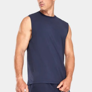 Camiseta Deportiva de Tirantes para Hombre, Diseño Nuevo, Logotipo Personalizado, Tela de Entrenamiento, Lisa, para Verano, Gimnasio - Product Image 2