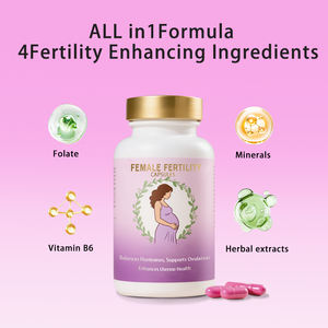 Suplementos de fertilidad OEM para mujeres, soporte de hormona de fertilidad, cápsulas de fertilidad para ciclos regulares de soporte - Product Image 3