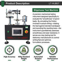 LT-WJB07 Lead Sliding Test Machine | Copper Plate Rotation Method for Pencil Core Friction Measurement