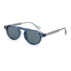 Lunettes de soleil polarisées unisexes à monture ronde complète avec logo personnalisé, verres colorés UV400, durables et légères pour femmes (Modèle 6215P) - Product Image 5