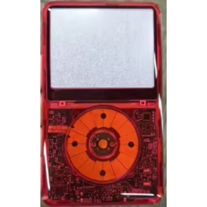 ฝาครอบด้านหน้าสีแดงใส เทา เขียว น้ำเงิน ส้ม สำหรับ <span class=keywords><strong>iPod</strong></span> <span class=keywords><strong>Classic</strong></span> รุ่นที่ 6 และ 7 พร้อมวงล้อคลิกและปุ่มแบบใส - Product Image 6
