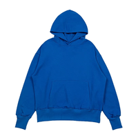 Streetwear Boxy Fabricants de modèles brodés Pull oversize en coton léger à imprimé bouffant Sweats à capuche pour hommes de sport décontracté Logo personnalisé