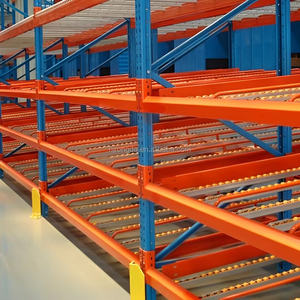 Scaffale di stoccaggio del magazzino scaffale di flusso del Pallet scaffalatura di flusso del rullo lungo la linea - Product Image 5