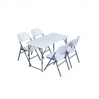 Table pliante portable pour la détente en plein air dans le jardin, idéale pour les événements cérémoniels, table pliante empilable et portable