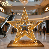 Lampe de style islamique OEM ODM, lune et étoiles 3D, décorations du Ramadan, lumières à motifs LED