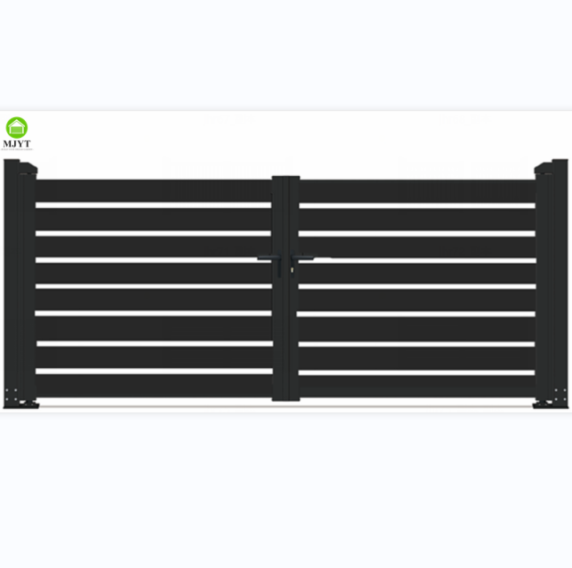 Новейшие наружные главные ворота, современные частные металлические алюминиевые автоматические раздвижные ворота для дома