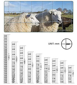 Panneaux de clôture à joint/verrouillage serré, panneaux de clôture, maille métallique, <span class=keywords><strong>pour</strong></span> animaux de ferme, chèvre, bétail, cheval, cerf - Product Image 4