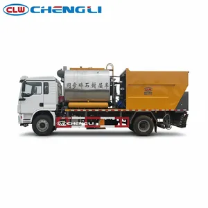 Vente directe usine Shacman Delong 4x2 Camion épandeur synchrone d'asphalte 6000L et de gravier 8000L à vendre - Product Image 2