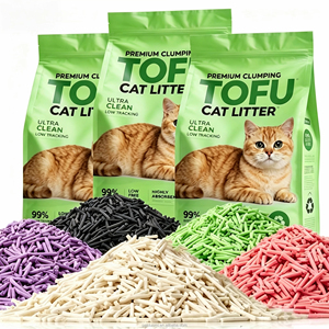 Arena para Gatos de Tofu Original, Arena Natural Ecológica de 2.0 mm, Desechable por el Inodoro, Alta Absorción, Higiene Diaria para Mascotas en Interiores - Product Image 1