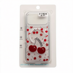 Étui de protection pour téléphone portable IP 17 Pro Max By Air, motif floral, nœud, cerise, papillon - Product Image 2