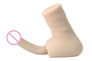 Lnovative Design Big Dildo Hermaphrodite Pocket Pussy Anal Men <b>Masturbator</b> Vagina Sex Toy - Product Image 5