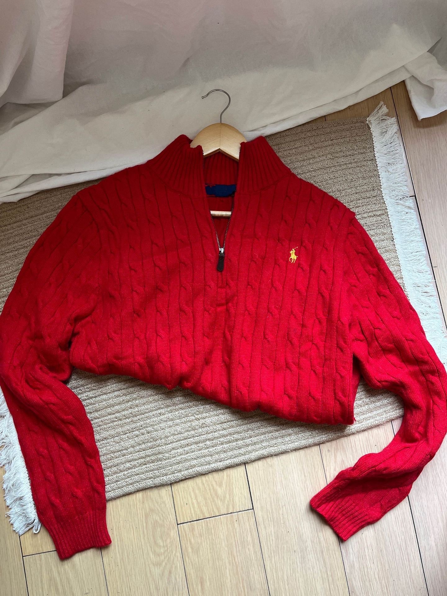 Bright red