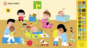 Sách âm thanh học tập cho bé có thể lập trình, có nhạc, nói chuyện, âm thanh xe cộ, làm bằng bìa cứng, dùng pin 3*AAA, có thể ghi âm - Product Image 3