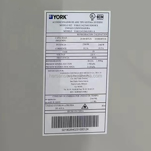 24000BTU York R410a Cooling and Heating Split Tpye Wall Mounted Desk Fan Black Air Conditioner Heat Pump Monoblock Airco Air Con - Product Image 4