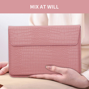 Funda Protectora para Laptop Crozzling Envelope de 14 Pulgadas, de PU, Impermeable, Ligera y Resistente a la Suciedad, para MacBook/Pad - Product Image 4