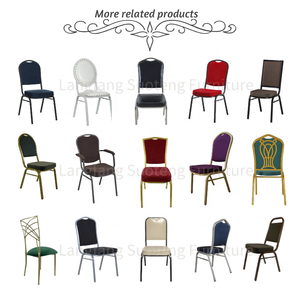Chaise de banquet empilable en fer de haute qualité au design luxueux pour hôtel, événement, fête, célébration, <span class=keywords><strong>salle</strong></span>, restaurant - Product Image 4