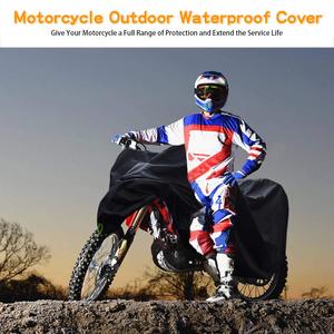 Housse de moto imperméable anti-UV avec trous de verrouillage, pour intérieur et extérieur, accessoires de rangement pour scooter - Product Image 6