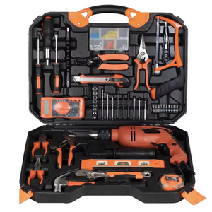 <b>Tool</b> <b>Box</b> Electric Drill Set 120 Pc Home Maintenance Kit With Lithium Battery Impact Drill And <b>Tools</b> For Repair - Product Image 1