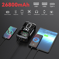 Starter Portabel 5000A dengan Kompresor Udara, Perangkat Starter 12V, Power Bank, Booster Mobil ODM