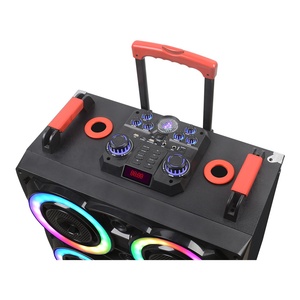 Ningda Electronics NDR-8888 ad alta potenza 4*8 pollici per esterni RGB illuminazione Wireless microfono altoparlante palco a batteria <span class=keywords><strong>K</strong></span> - Product Image 4