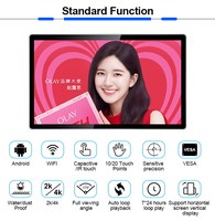 Pantalla LCD Interactiva Android Wifi OEM de Fábrica, 2K 4K, Montaje en Pared, Monitor de Pantalla Táctil de 27, 32, 43, 55, 65 Pulgadas