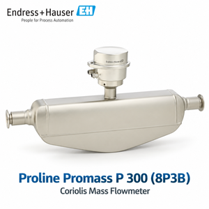 Medidor de Flujo Másico Coriolis Compacto Endress+Hauser Promass P 300 8P3B para Aire/Gas, OEM, Biotecnología, CIP, SIP, Medición de Densidad y Concentración - Product Image 1