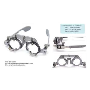 Montura de Prueba Universal de Metal con Ajuste de PD para Examen de Optometría, Montura de Lentes de Prueba Óptica Profesional - Product Image 3