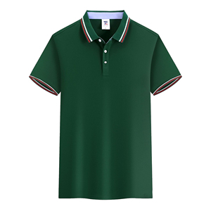 Chemises polo à col rayé bleu, blanc et noir personnalisées, chemise de travail de haute qualité avec logo brodé, taille plus disponible - Product Image 3