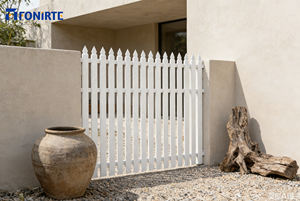 Panel de Valla de Aluminio de 12 Pies con Diseño de Riel Cerrado Ecológico Estilo Australiano, Columna de Aluminio de 6 Pies con Punta de Lanza, Anti-UV e Impermeable - Product Image 5