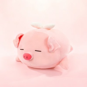 Cojín de Peluche de Cerdo <span class=keywords><strong>Gordo</strong></span> con Logotipo Personalizado, Muñeco de Peluche de Cerdo Rosa Suave y Elástico para Aliviar la Ansiedad, Decoración de Cama - Product Image 3