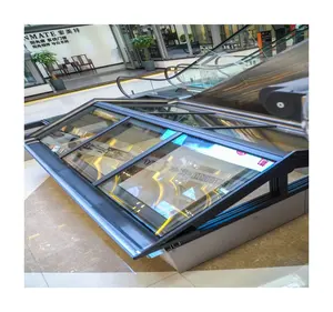 Tragaluces de aluminio comerciales automáticos ventanas de techo Ventana de tragaluz