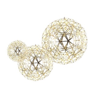 โคมไฟแขวนทรงกลม LED สไตล์มินิมอลสมัยใหม่ ขั้ว E27 หัวเดียว สำหรับวิลล่า ห้องนั่งเล่น บาร์ โรงแรม - Product Image 3