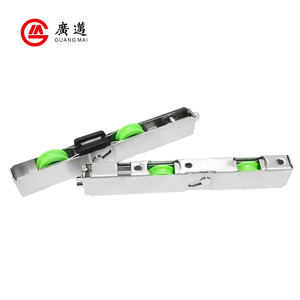 Poulie de <span class=keywords><strong>porte</strong></span> <span class=keywords><strong>coulissante</strong></span> creuse longue à deux roues accessoires de quincaillerie de <span class=keywords><strong>porte</strong></span> de fenêtre en acier - Product Image 2